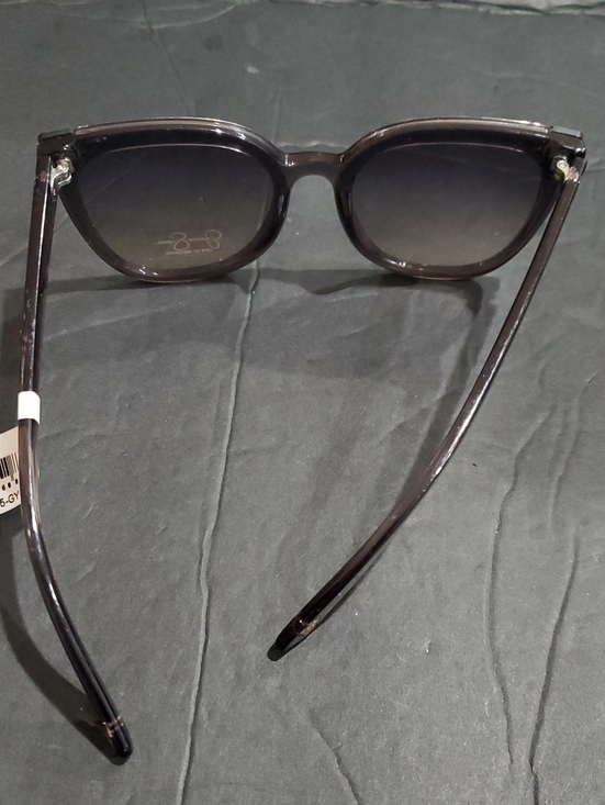 Jessica Simpson j6085 smoky Gray pearl crystal studded square cat eye sunglasses main image 5